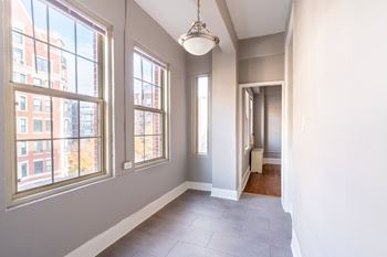 Sunroom in select apartments at The Belvedere Apartments in Logan Circle, NW Washington DC 20005